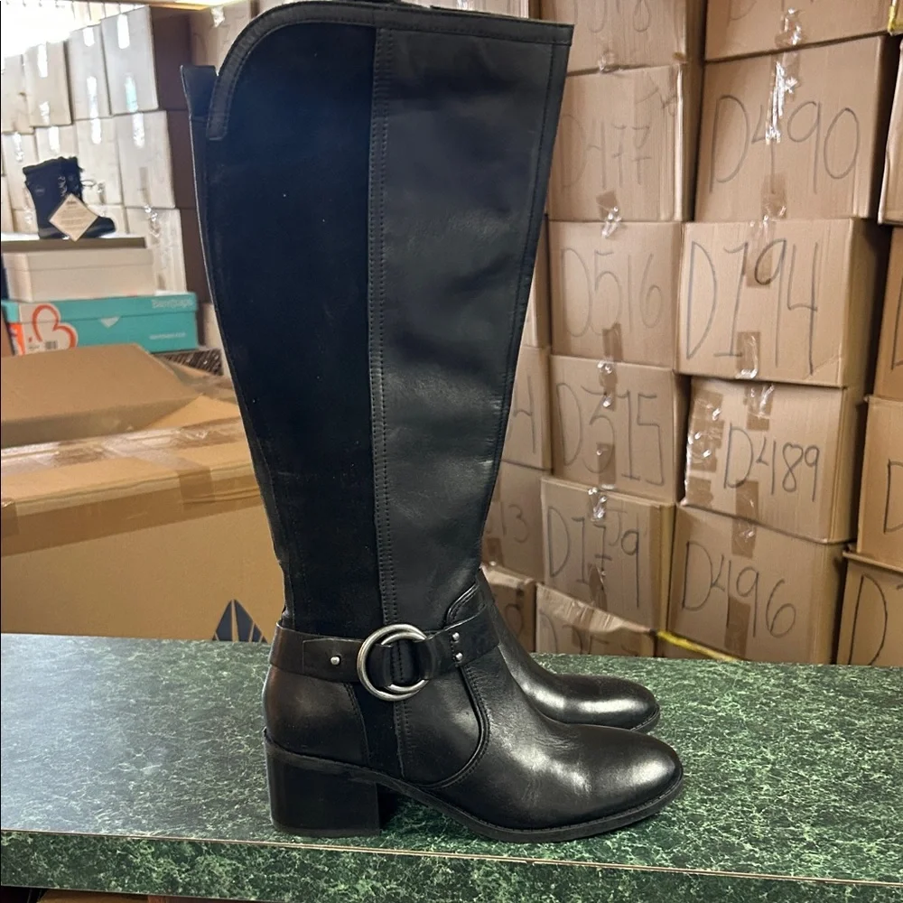 Marc Fisher Black Over-the-Knee Riding Boots